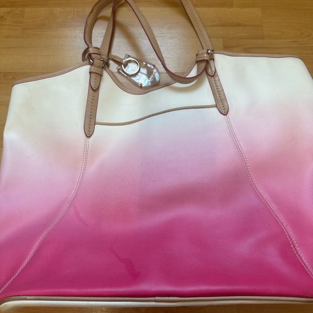 Coach Women's Peyton Tote Bag Pink Ombre Bag C1480-F29283 - Picture 2 of 9